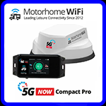 Motorhome WIFI 5G Now Compact Pro mobile wifi system for motorhomes and caravans